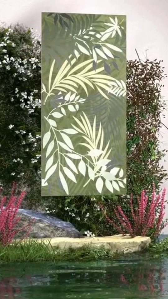Designer Nature Botanical Feature Wall - Dev Darshan Tiles Deesa